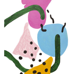 Signeeritud repro Moona Sauli maalist ''See kõrb on minu oaas 3''