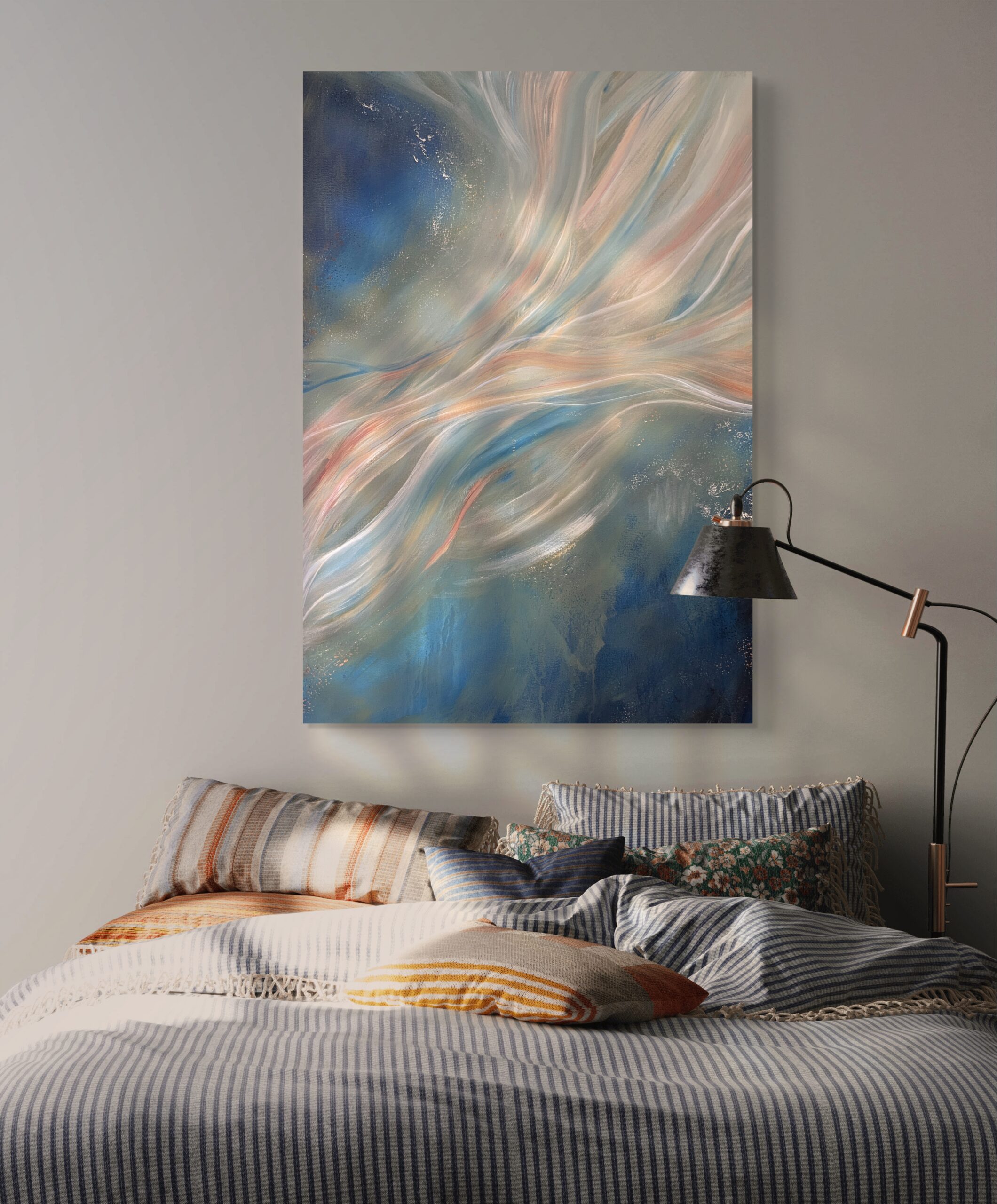 Akrüül lõuendil "Connection" by Eliise Tikka - Image 3