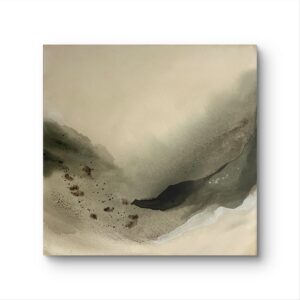 Akrüül raamitud lõuendil "Evergreen II" by Eliise Tikka