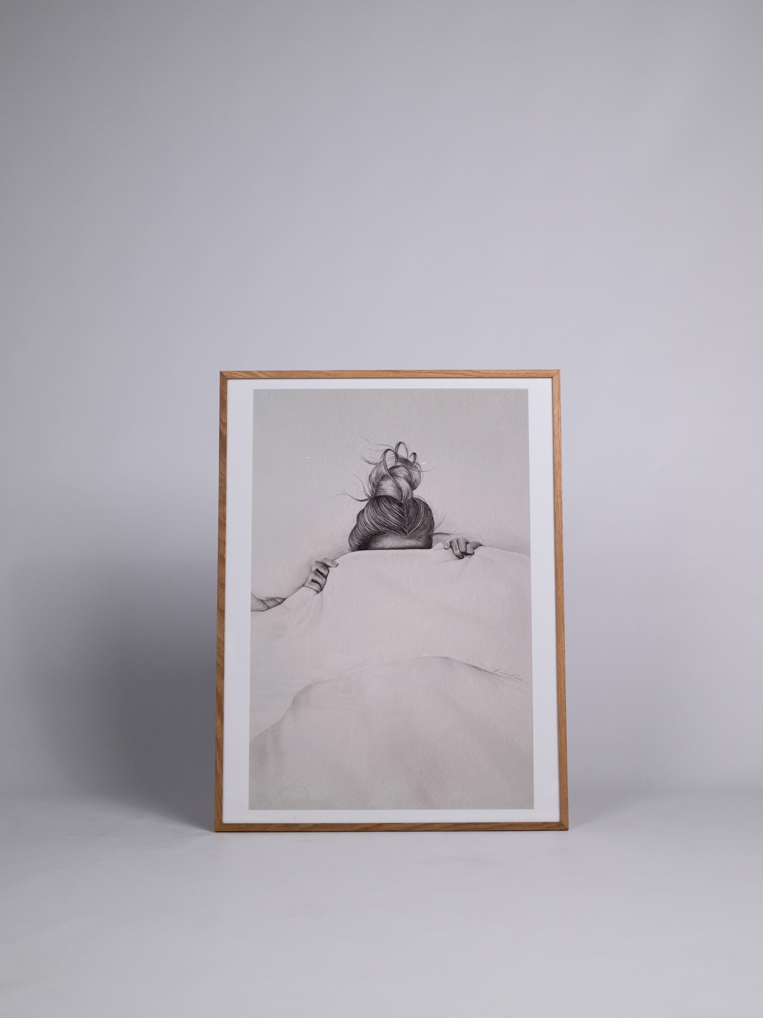 Signeeritud repro Siim Hanikati maalist ''Hide''