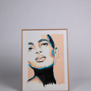 Signeeritud repro Siim Hanikati maalist ''Modern Flame''