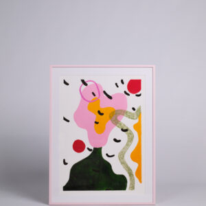 Signeeritud repro Moona Sauli maalist ''See kõrb on minu oaas 2''