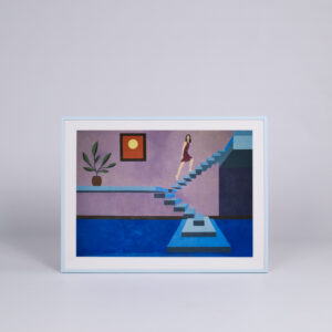 Signeeritud repro Anna Kõuhkna maalist ''Next steps''