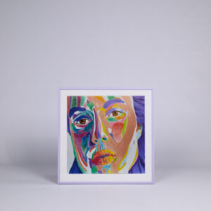 Signeeritud repro Moona Sauli maalist ''Lilla portree''