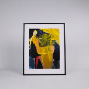 Signeeritud repro Liisa Jugapuu maalist ''Keegi sukkpükstes''