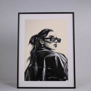 Signeeritud repro Siim Hanikati maalist ''9:30''