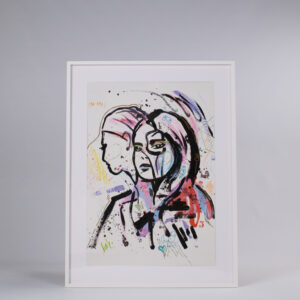 Signeeritud repro Siim Hanikati maalist ''No. 179''