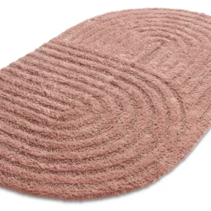 Ovaalne vannitoavaip Embla - roosa