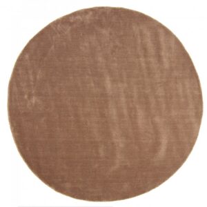 Ümmargune PET materjalist vaip - pruun